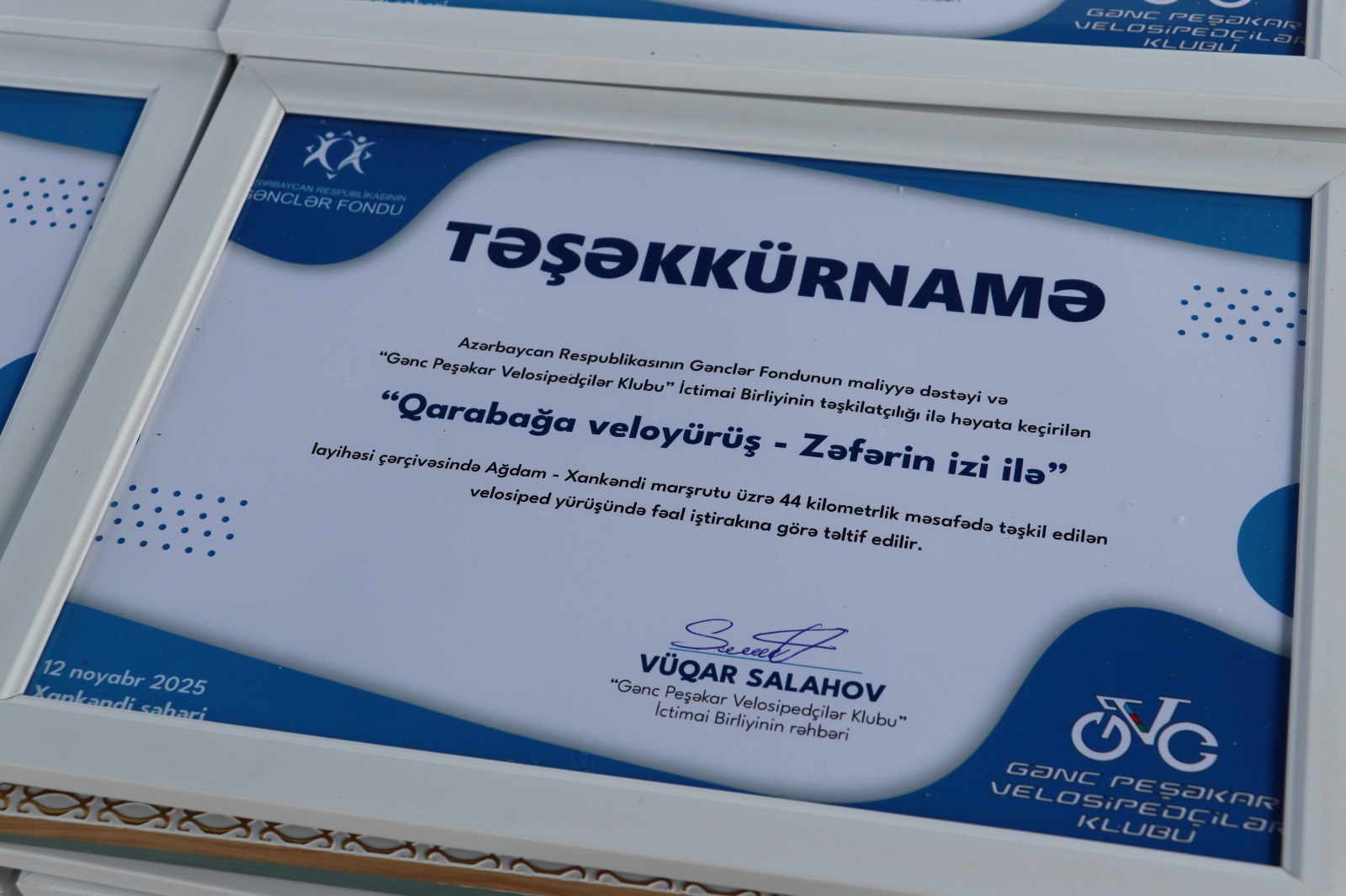 Azerbaijan's Khankendi hosts final stage of “In Footsteps of Victory” cycling tour (PHOTO)