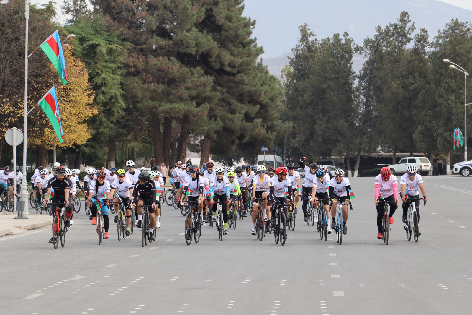 Azerbaijan's Khankendi hosts final stage of “In Footsteps of Victory” cycling tour (PHOTO)