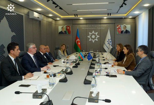Azerbaijan's ANAMA and EU delegation debate enhancing mine clearance co-op