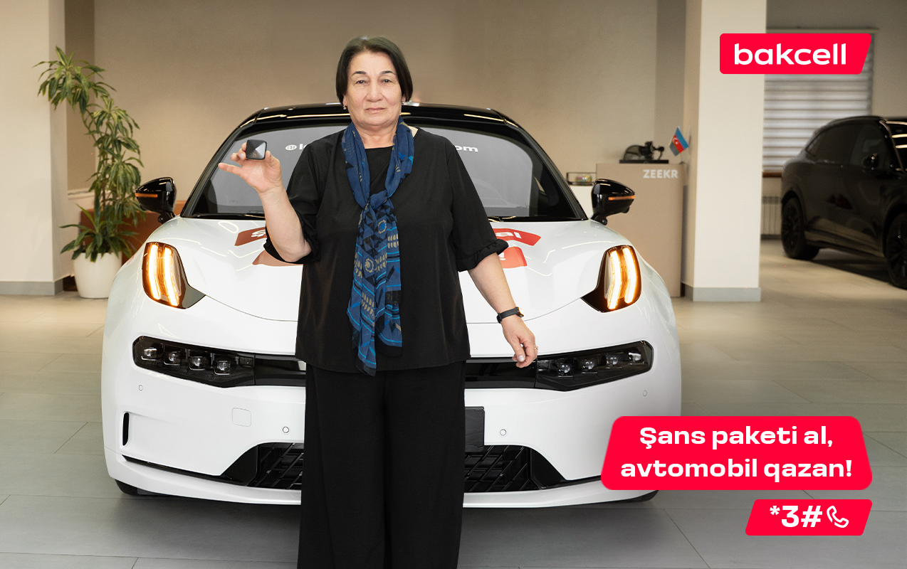 The 6th luxury car has been won in Bakcell’s lottery! (PHOTO)