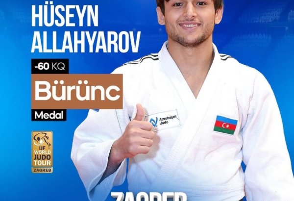 Azerbaijani judoka snags bronze medal at Croatia Grand Prix