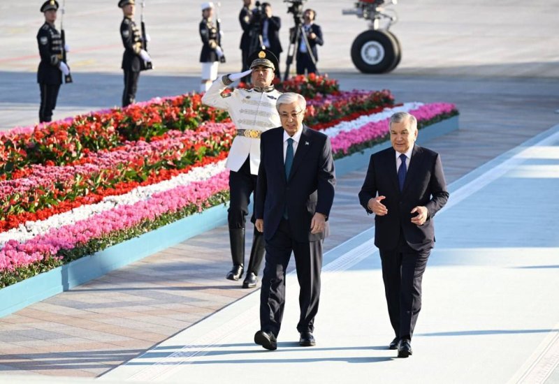 President of Kazakhstan arrives for key state visit to Uzbekistan