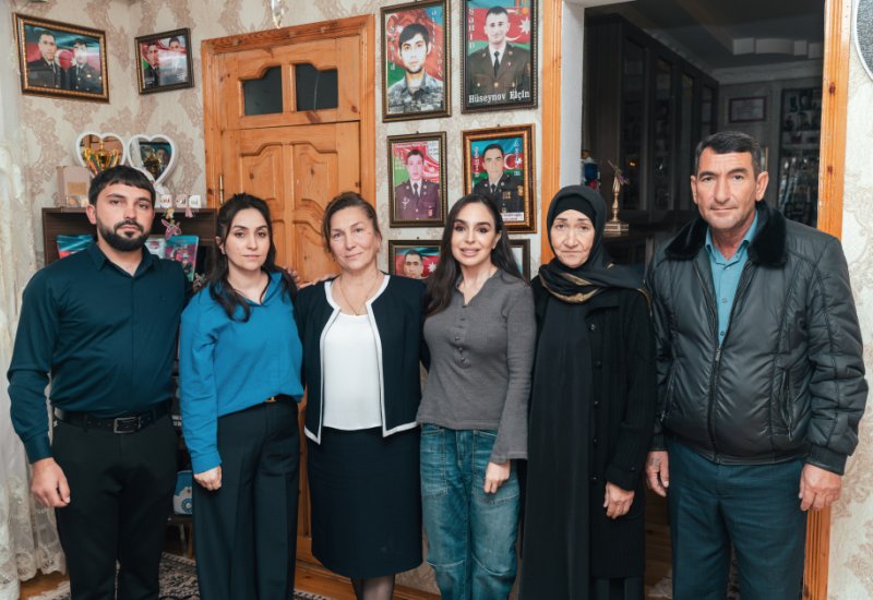 Heydar Aliyev Foundation VP Leyla Aliyeva visits family of martyrs and several social facilities in Mingachevir (PHOTO)