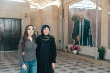 Heydar Aliyev Foundation VP Leyla Aliyeva visits family of martyrs and several social facilities in Mingachevir (PHOTO)