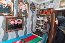 Heydar Aliyev Foundation VP Leyla Aliyeva visits family of martyrs and several social facilities in Mingachevir (PHOTO)