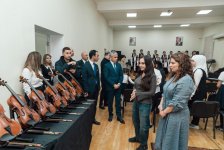 Heydar Aliyev Foundation VP Leyla Aliyeva visits family of martyrs and several social facilities in Mingachevir (PHOTO)