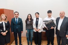 Heydar Aliyev Foundation VP Leyla Aliyeva visits family of martyrs and several social facilities in Mingachevir (PHOTO)