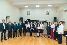 Heydar Aliyev Foundation VP Leyla Aliyeva visits family of martyrs and several social facilities in Mingachevir (PHOTO)