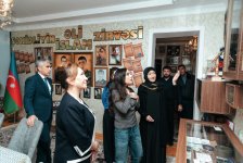 Heydar Aliyev Foundation VP Leyla Aliyeva visits family of martyrs and several social facilities in Mingachevir (PHOTO)
