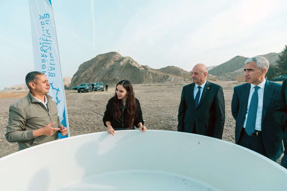 Heydar Aliyev Foundation VP Leyla Aliyeva joins environmental campaign in Mingachevir (PHOTO)