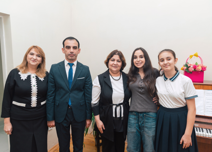 Heydar Aliyev Foundation VP Leyla Aliyeva visits family of martyrs and several social facilities in Mingachevir (PHOTO)