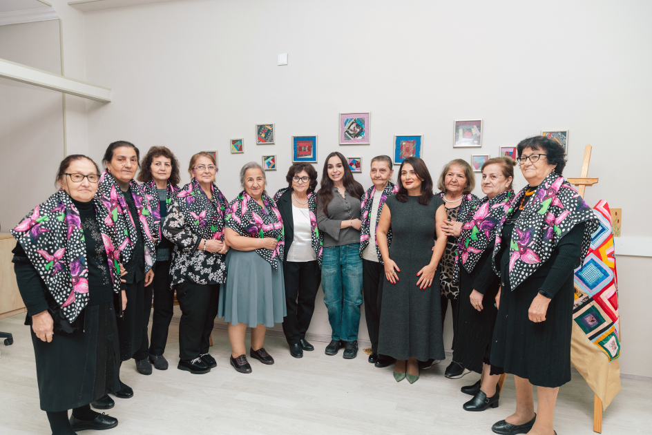 Heydar Aliyev Foundation VP Leyla Aliyeva visits family of martyrs and several social facilities in Mingachevir (PHOTO)