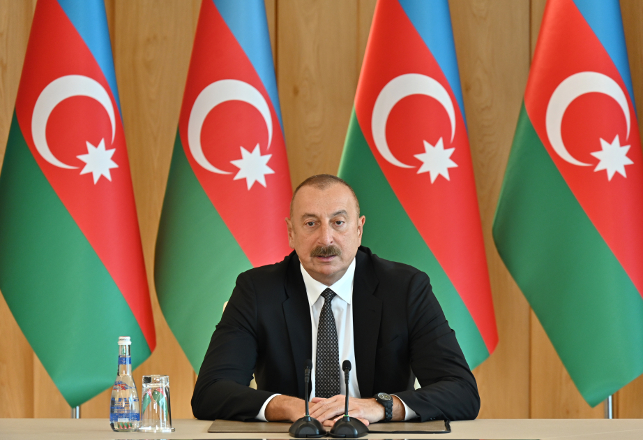Cooperation in security of transport and communication lines is guarantee for economic development of fraternal states - President Ilham Aliyev