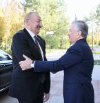 President Ilham Aliyev, President Shavkat Mirziyoyev hold one-on-one meeting in Tashkent (PHOTO/VIDEO)