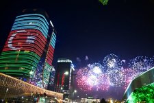 Fireworks display was held in honor of heads of state participating in 7th Consultative Meeting of Heads of State of Central Asia in Tashkent (PHOTO)