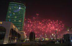 Fireworks display was held in honor of heads of state participating in 7th Consultative Meeting of Heads of State of Central Asia in Tashkent (PHOTO)