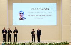 President Ilham Aliyev attends presentation ceremony of "Heritage of Future" International Award in Tashkent (PHOTO)
