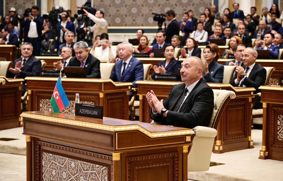 President Ilham Aliyev attends presentation ceremony of "Heritage of Future" International Award in Tashkent (PHOTO)