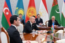 President Ilham Aliyev addresses 7th Consultative Meeting of Central Asian Heads of State (PHOTO)
