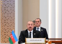 President Ilham Aliyev addresses 7th Consultative Meeting of Central Asian Heads of State (PHOTO)