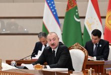 President Ilham Aliyev addresses 7th Consultative Meeting of Central Asian Heads of State (PHOTO)