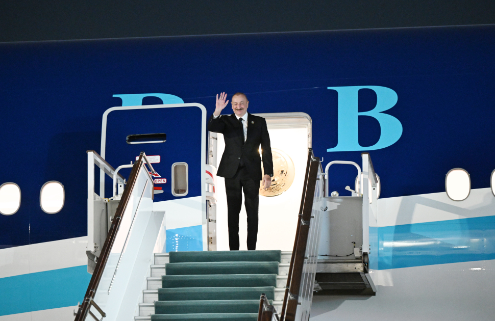 President Ilham Aliyev concludes his visit to Uzbekistan (PHOTO)