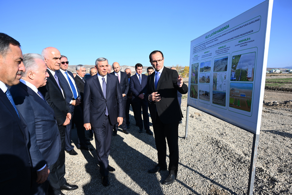 Coordination Headquarters inspects farmland plots in Azerbaijan's Aghalı village (PHOTO)