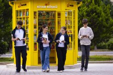Interactive Bookstand installed in Goygol at the initiative of “AzerGold” CJSC (PHOTO)