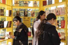 Interactive Bookstand installed in Goygol at the initiative of “AzerGold” CJSC (PHOTO)