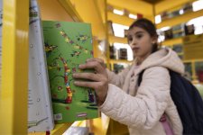 Interactive Bookstand installed in Goygol at the initiative of “AzerGold” CJSC (PHOTO)
