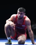 Azerbaijani wrestler wins silver medal at Islamic Solidarity Games (PHOTO)
