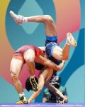Azerbaijani wrestler wins silver medal at Islamic Solidarity Games (PHOTO)