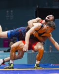 Azerbaijani wrestler wins silver medal at Islamic Solidarity Games (PHOTO)
