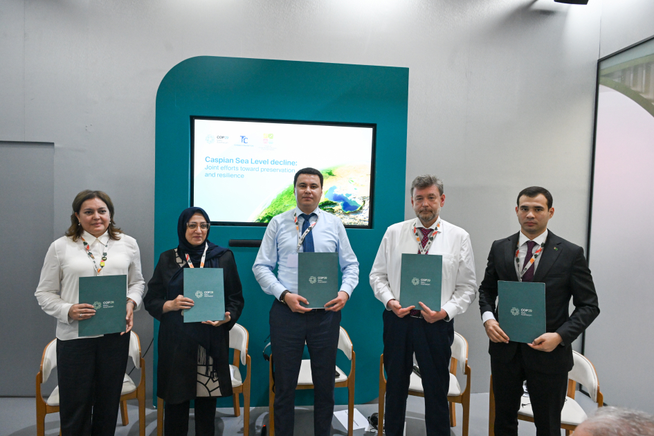 Azerbaijan leads high-level event on Caspian Sea level decline at COP30 (PHOTO)