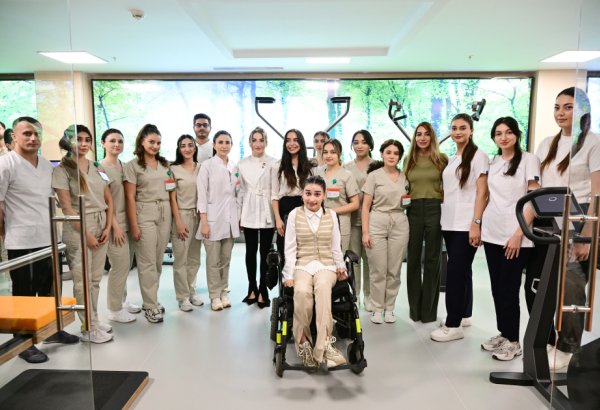 Opening ceremony of New Robotic Rehabilitation and Bone Marrow Transplant Centers held at New Clinic (PHOTO)