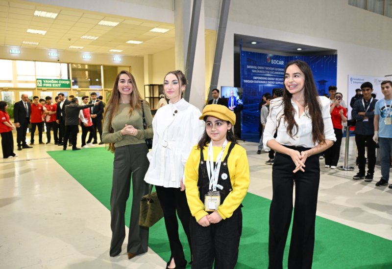 Vice-President of Heydar Aliyev Foundation Leyla Aliyeva visits International STEAM Azerbaijan Festival 2025 (PHOTO)