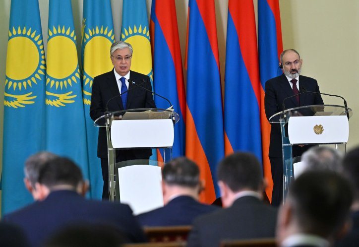 Armenia's Pashinyan looks to Kazakhstan for supplies, yet Baku holds the key