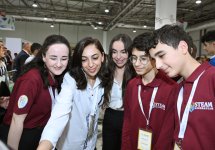 Vice-President of Heydar Aliyev Foundation Leyla Aliyeva visits International STEAM Azerbaijan Festival 2025 (PHOTO)