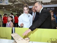 Vice-President of Heydar Aliyev Foundation Leyla Aliyeva visits International STEAM Azerbaijan Festival 2025 (PHOTO)
