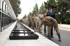 Turkish National Defense University’s delegation visits Azerbaijan (PHOTO)