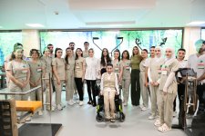 Opening ceremony of New Robotic Rehabilitation and Bone Marrow Transplant Centers held at New Clinic (PHOTO)