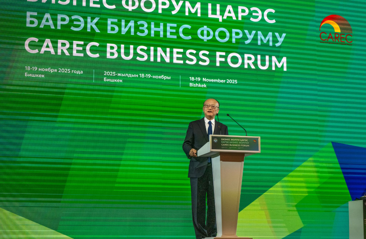 ADB to formalize Almaty-Bishkek border project, president says