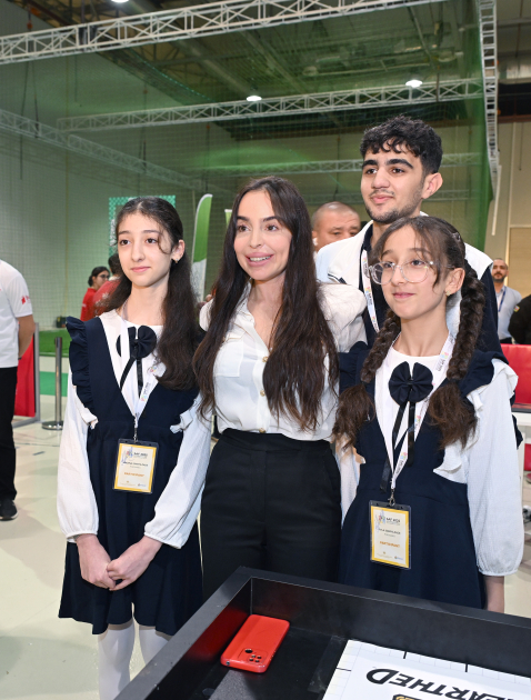 Vice-President of Heydar Aliyev Foundation Leyla Aliyeva visits International STEAM Azerbaijan Festival 2025 (PHOTO)