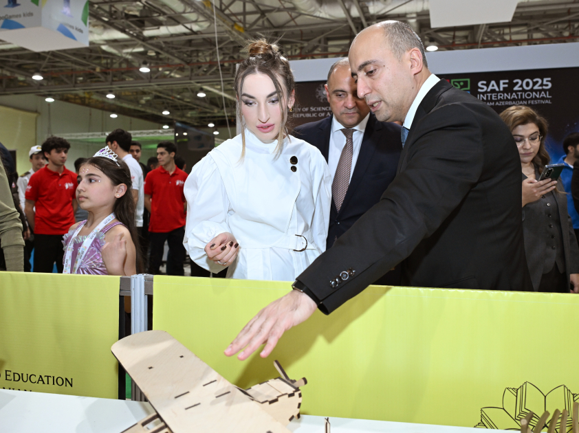 Vice-President of Heydar Aliyev Foundation Leyla Aliyeva visits International STEAM Azerbaijan Festival 2025 (PHOTO)