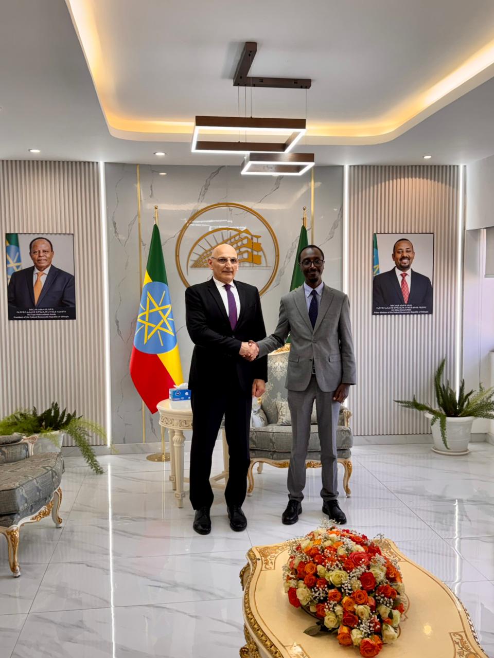 Elchin Amirbayov pays working visit to Ethiopia (PHOTO)