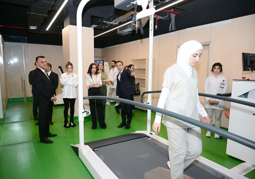 Opening ceremony of New Robotic Rehabilitation and Bone Marrow Transplant Centers held at New Clinic (PHOTO)