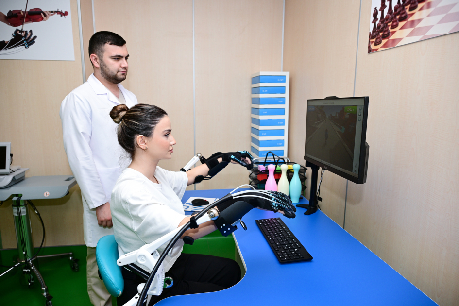 Opening ceremony of New Robotic Rehabilitation and Bone Marrow Transplant Centers held at New Clinic (PHOTO)