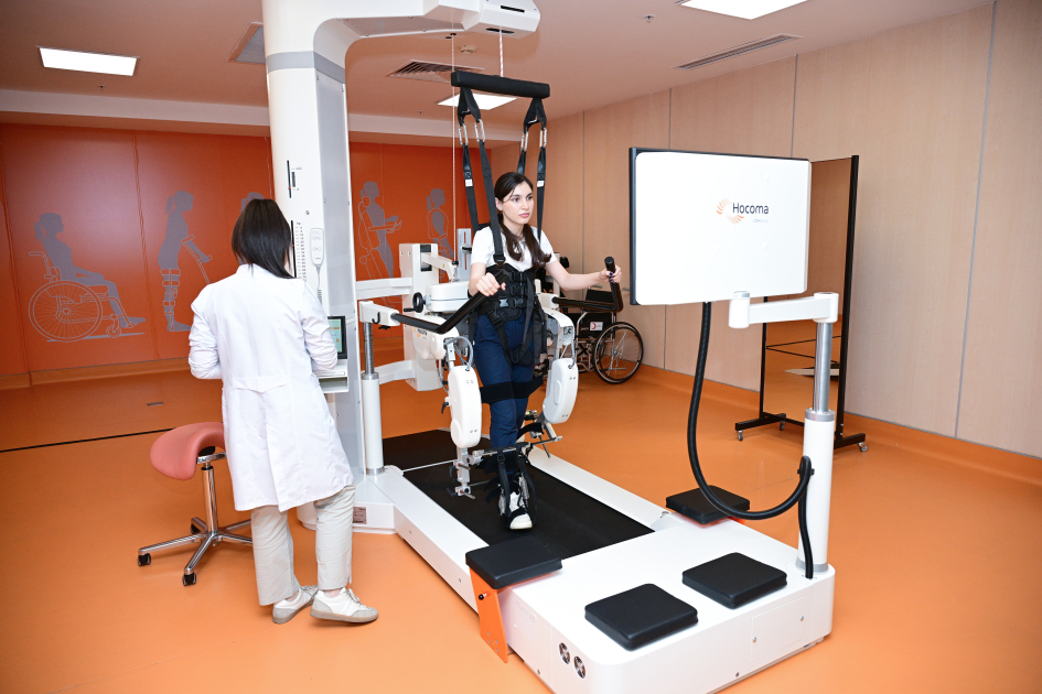 Opening ceremony of New Robotic Rehabilitation and Bone Marrow Transplant Centers held at New Clinic (PHOTO)