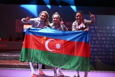 Azerbaijani women's sabre fencing wins gold medal at Islamic Solidarity Games (PHOTO)