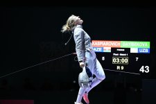 Azerbaijani women's sabre fencing wins gold medal at Islamic Solidarity Games (PHOTO)